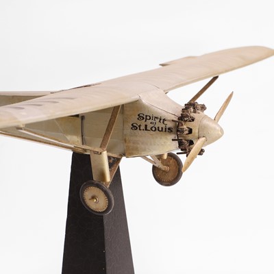 Lot 316 - A scratch-built model of the aeroplane 'Spirit of St. Louis'