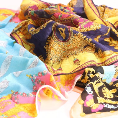 Lot 516 - A group of three Gianni Versace foulards