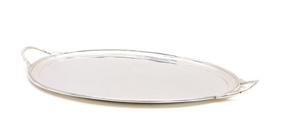 Lot 1 - A George V silver tray