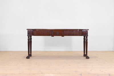 Lot 74 - A George III-style mahogany serving table