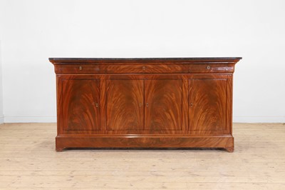 Lot 282 - A Louis Philippe mahogany side cabinet