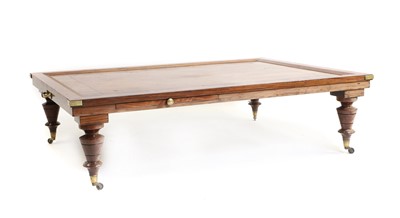 Lot 412 - A mahogany rectangular coffee table