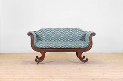 Lot 70 - A Regency mahogany settee
