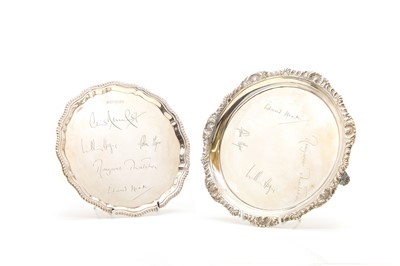 Lot 33 - A George III silver salver