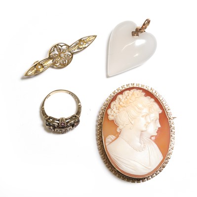 Lot 282 - A group of jewellery