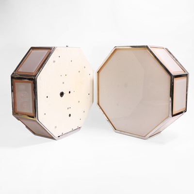 Lot 63 - A pair of Art Deco octagonal ceiling lights