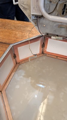 Lot 63 - A pair of Art Deco octagonal ceiling lights