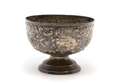 Lot 82 - A silver pedestal bowl