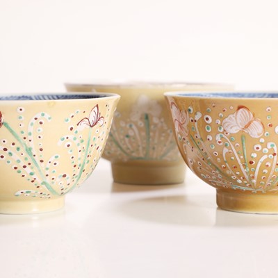 Lot 52 - A Chinese 'Batavian' glazed tea bowl