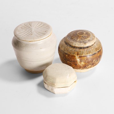 Lot 72 - A collection of three Chinese boxes and covers