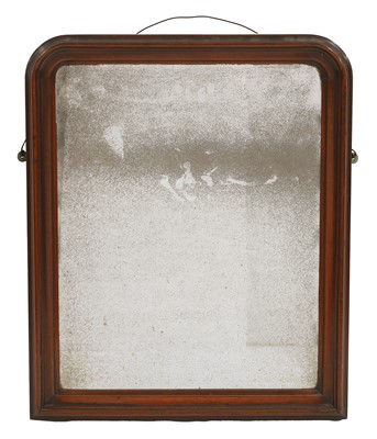 Lot 559 - A Victorian mahogany mirror