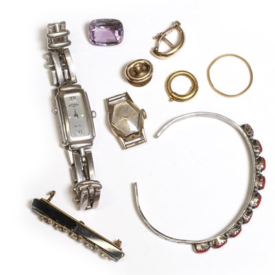 Lot 325 - A group of jewellery, watches and findings