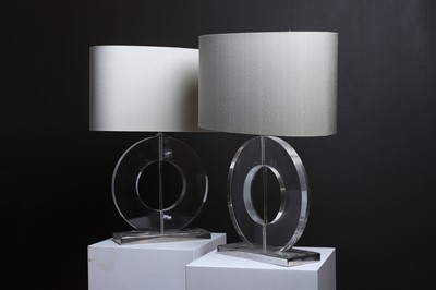 Lot 490 - A pair of 'Round Polo' table lamps by Porta Romana