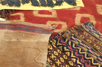 Lot 291 - A group of Peruvian Nazca textiles