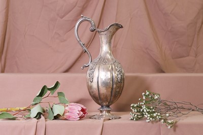 Lot 13 - A Victorian silver claret jug