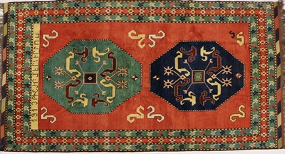 Lot 500 - A large Caucasian style rug