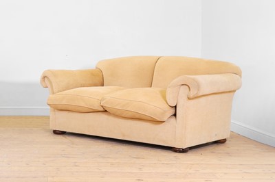 Lot 480 - An upholstered sofa by George Smith