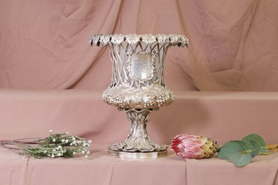 Lot 318 - A Victorian silver wine cooler