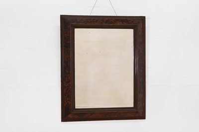 Lot 591 - A baroque-style tortoiseshell mirror