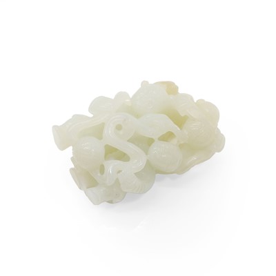 Lot 246 - A Chinese jade carving
