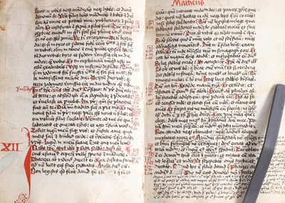 Lot 230 - 15th. Century MANUSCRIPT