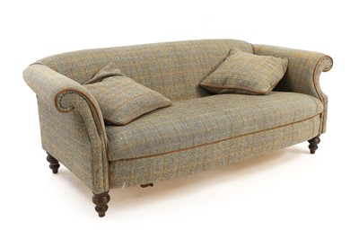 Lot 541 - A Harris Tweed upholstered two seated sofa