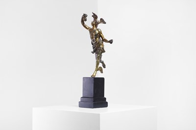 Lot 352 - A gilt-bronze figure of Mercury