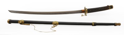 Lot 208 - A Japanese katana