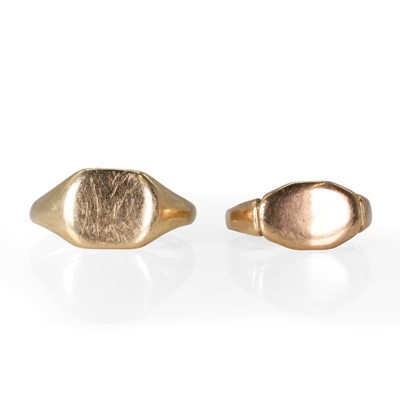 Lot 236 - Two signet rings