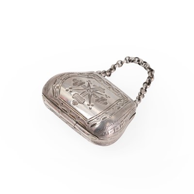 Lot 32 - A Victorian silver vinaigrette