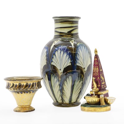 Lot 121 - A Danish pottery vase