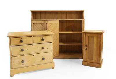 Lot 561 - A pine cabinet