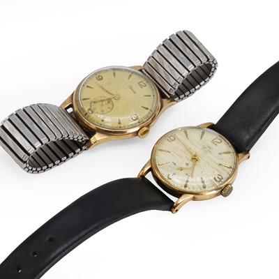 Lot 437 - A 9ct gold Timor mechanical watch and a 9ct gold Smiths mechanical watch