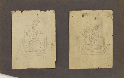 Lot 217 - A group of four Indian preparatory sketches