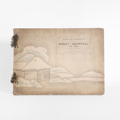 Lot 233 - CHINA: Views of Shanghai During the Great Snowfall of 1893