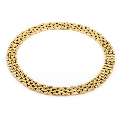 Lot 281 - An 18ct gold Maillon Panthère necklace, by Cartier
