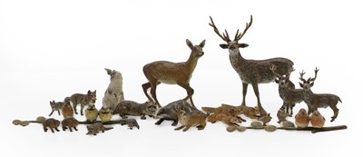 Lot 225 - A collection of Austrian cold painted bronze figures