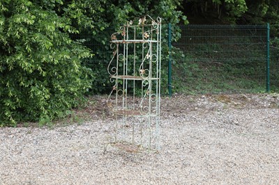 Lot 636 - A painted metal boulangerie stand