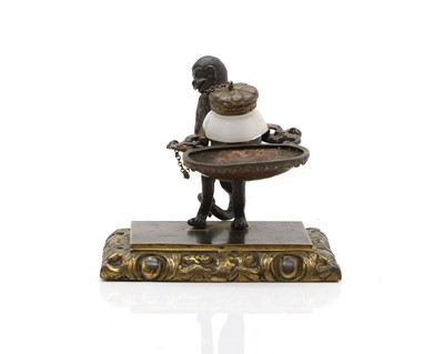 Lot 350 - A seated figure of a monkey