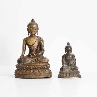 Lot 169 - A Tibetan bronze figure of Bhaisajyaguru, the Medicine Buddha