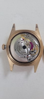 Lot 374 - An 18ct rose gold Rolex Day Date automatic bracelet watch