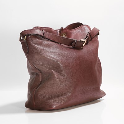 Lot 492 - A Mulberry oxblood leather shoulder bag