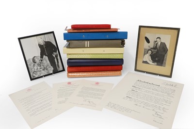 Lot 94B - Investiture certificate, photograph albums, etc.