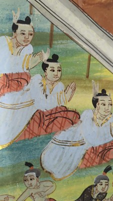 Lot 221 - A group of Burmese 'parabaik' folding books