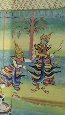 Lot 221 - A group of Burmese 'parabaik' folding books