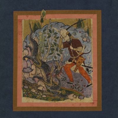Lot 211 - A Persian illustration from the 'Shahnameh'