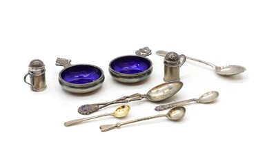 Lot 48 - A pair of Georg Jenson silver salts