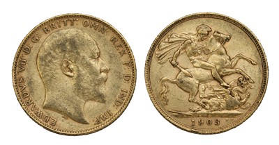 Lot 131 - Coins, Great Britain, Edward VII (1901-1910)
