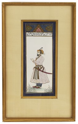 Lot 423 - An Indian portrait miniature on ivory