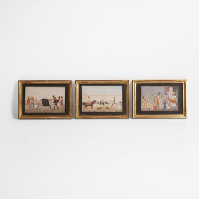 Lot 390 - Three Indian Company School paintings